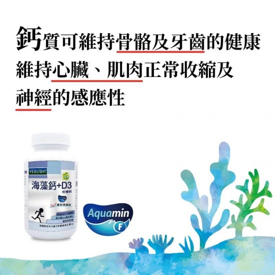 (素天堂) -海藻鈣+D3 咀嚼錠 (90顆)
