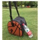 籃球專用收納袋 大容量牛津布 皮革籃球袋 籃球袋 籃球包 籃球收納袋 防水籃球袋 圓形籃球包 單肩手提籃球包當個灌籃高手